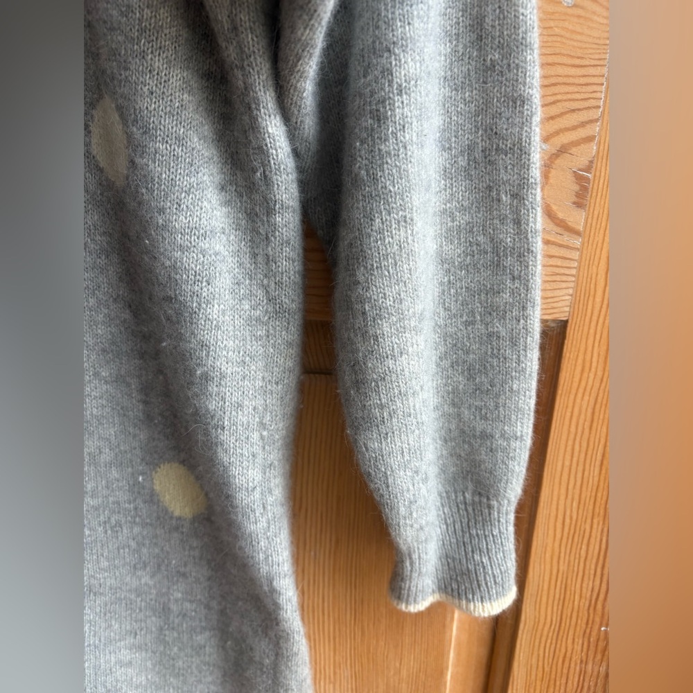Vintage Wool/Angora Blend Women’s Sweater Dress Grey Size Large - Picture 5 of 5